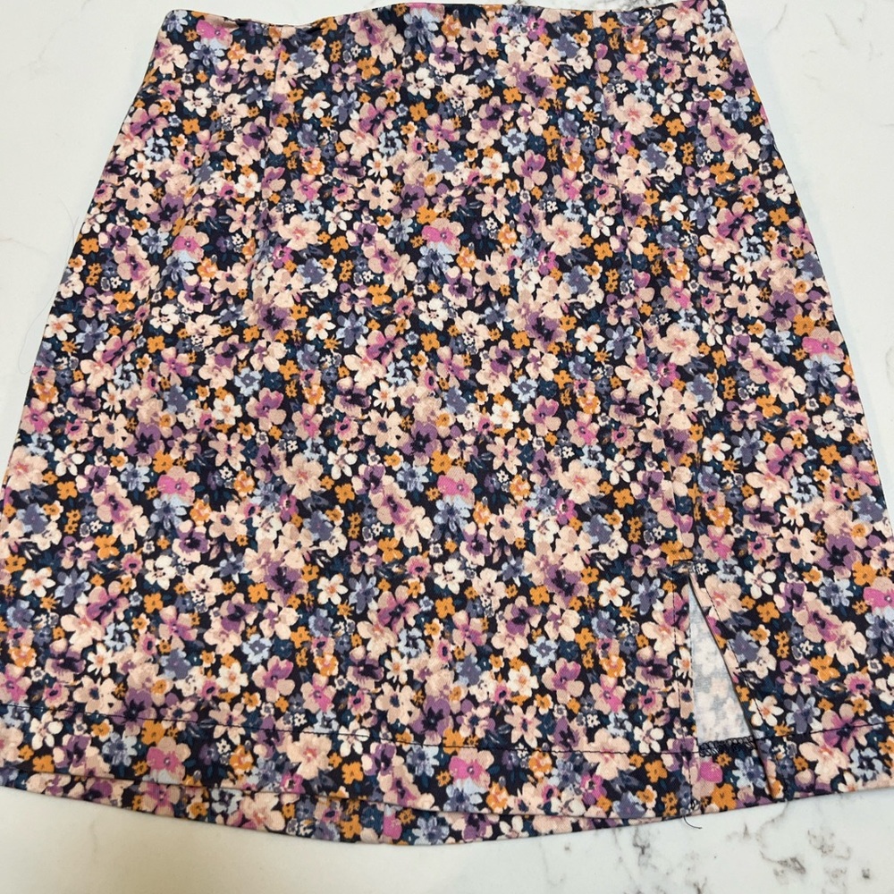 Wild Fable floral mini skirt